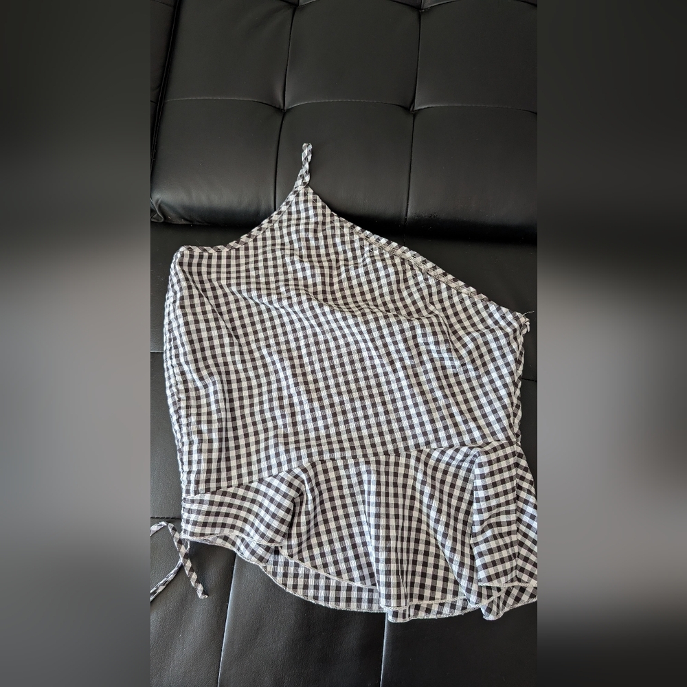 Black and White Gingham Dress